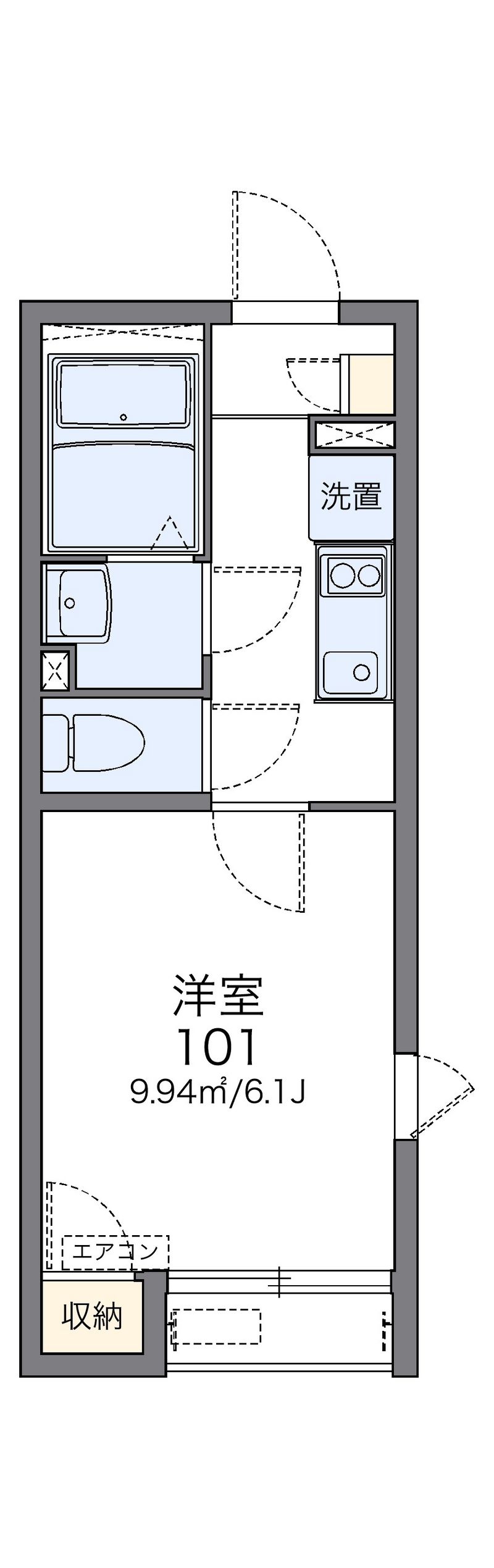 レオネクスト水木 間取図
