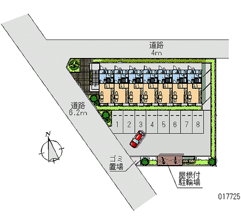 レオパレスパサニア 月極駐車場