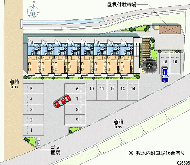 26695 Monthly parking lot