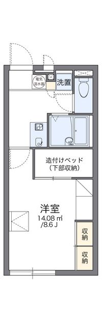 レオパレスＡＭＢＩＴＩＯＮ 間取り図