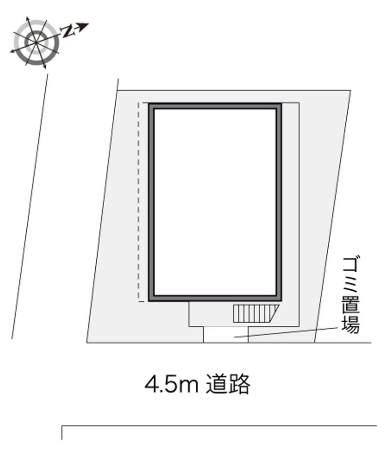 レオパレスいちょう 配置図