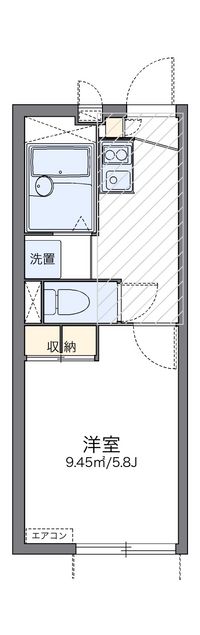 レオパレスヴィフ 間取り図