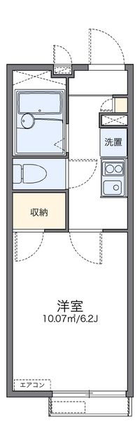 レオパレスパサージュⅡ 間取り図