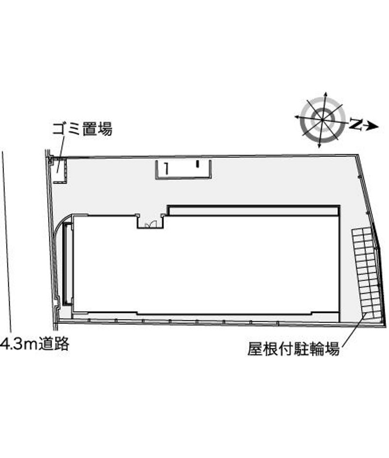 レオパレス柴原ＬＡ１ 配置図