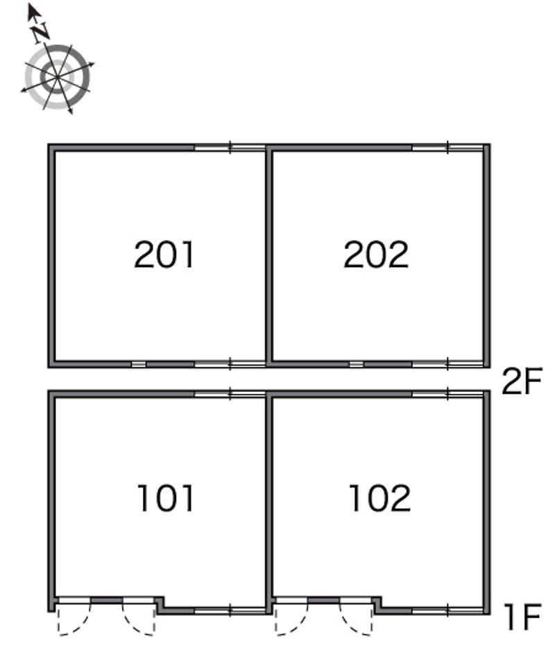 レオネクストラサ 間取り配置図