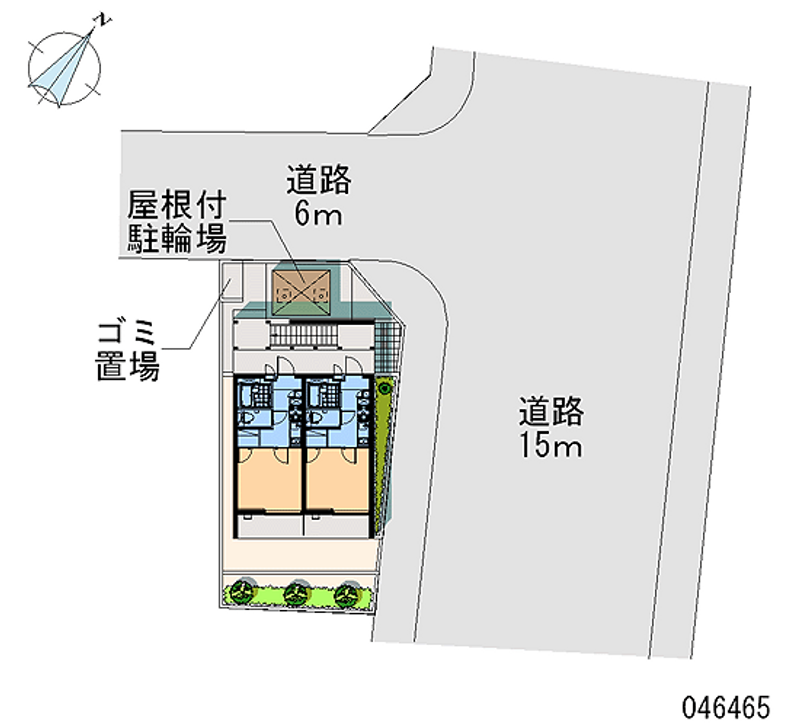 レオネクスト呉松Ⅰ 区画図