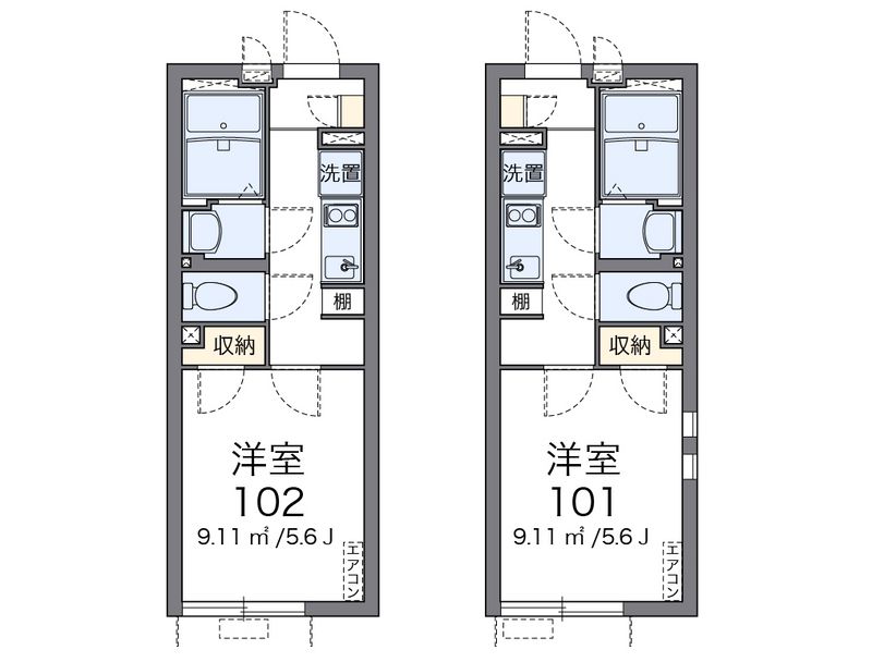 クレイノポラリスⅡ 間取図