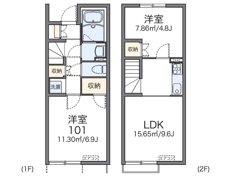 レオネクスト伊吹Ⅲ 間取図
