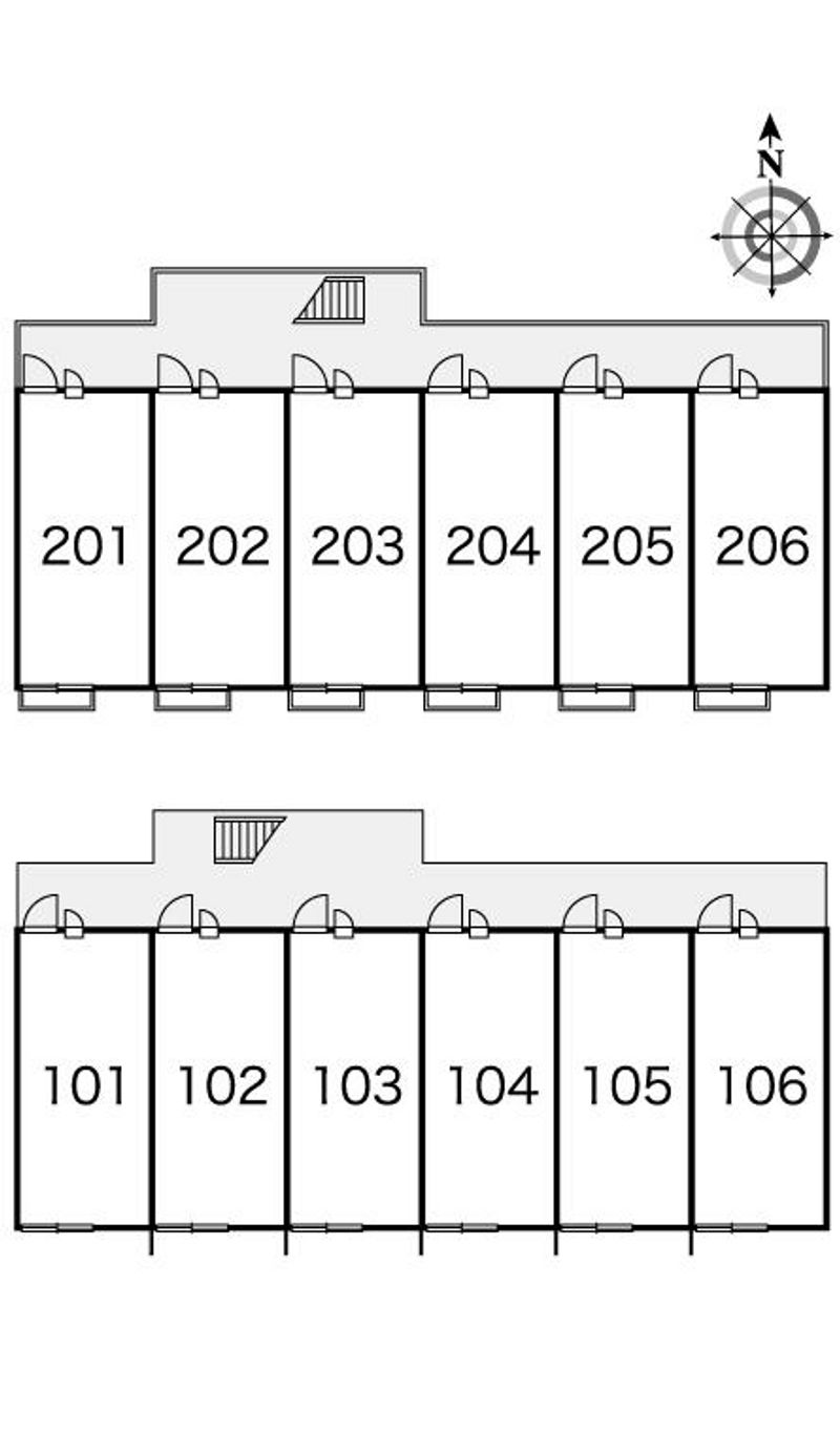 レオパレス純 間取配置図