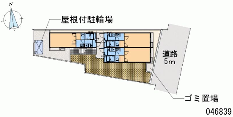 レオパレス三津屋北Ⅱ 区画図