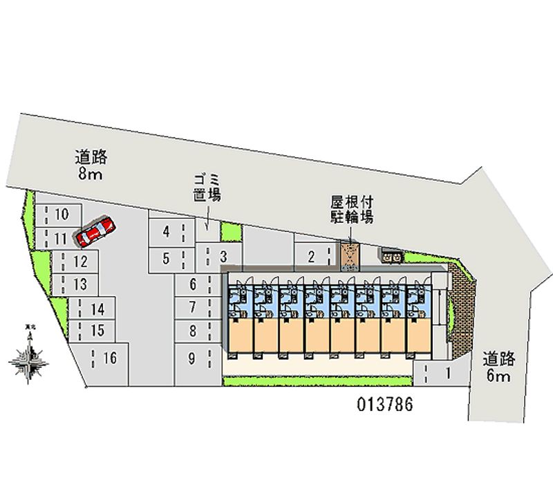 13786月租停車場