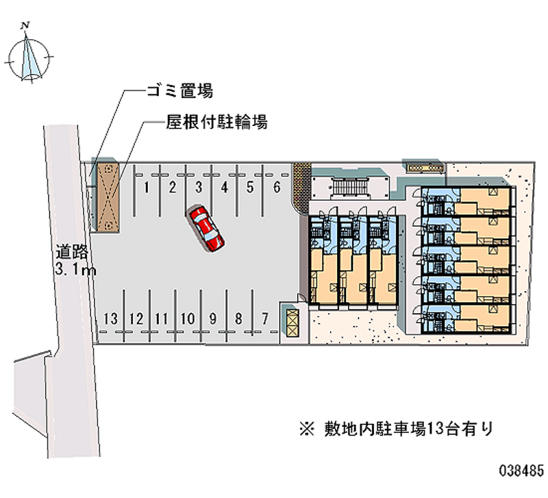 38485 Monthly parking lot