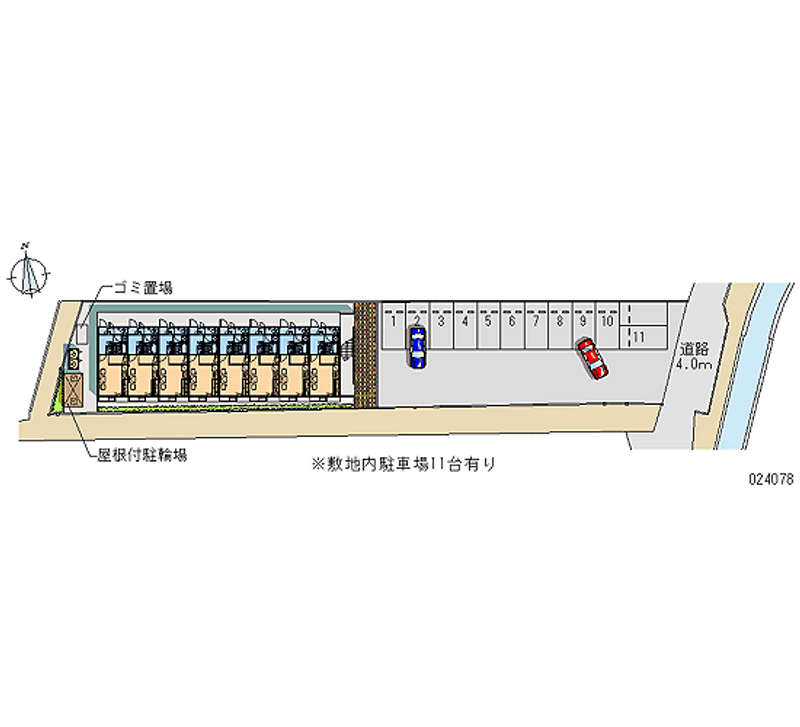 24078 bãi đậu xe hàng tháng