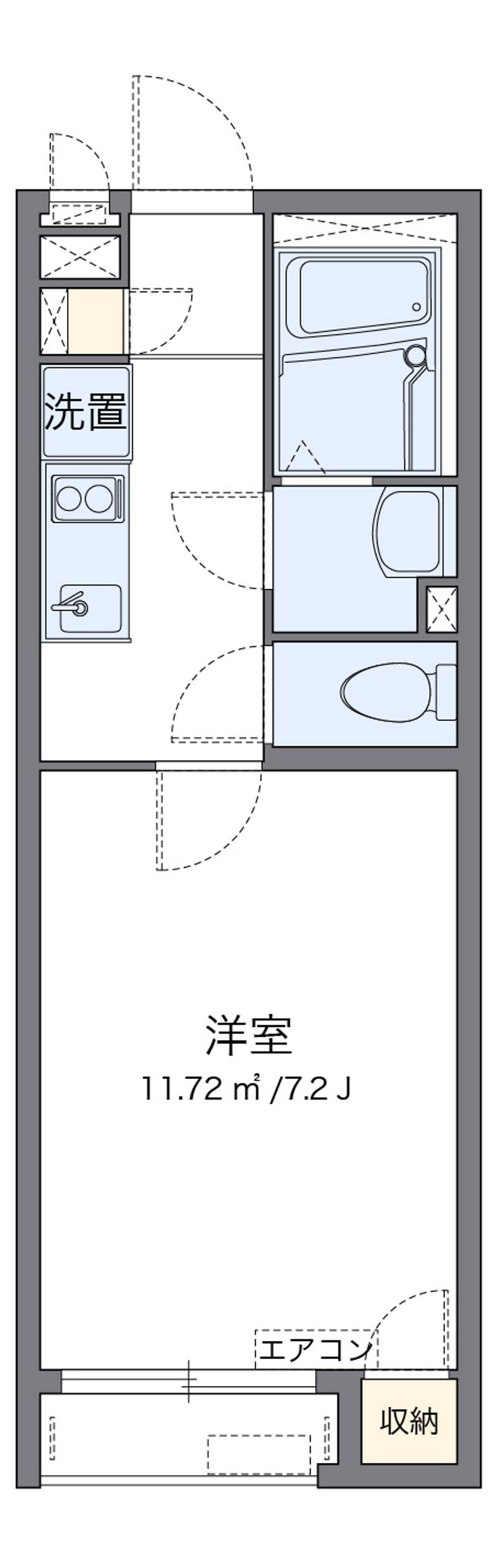 クレイノリバーサイド播磨Ⅱ 間取図