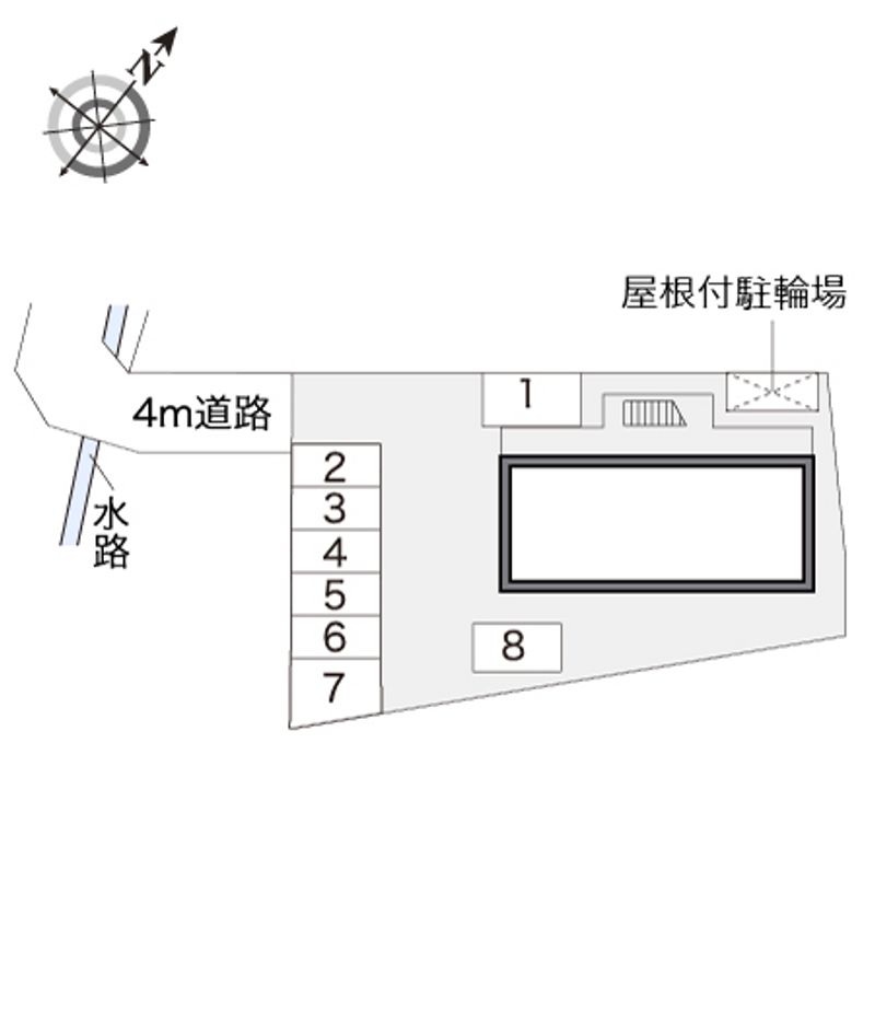 レオパレス赤砂 駐車場
