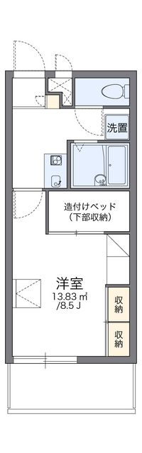 レオパレスＵＥＨＡＲＡ 間取り図