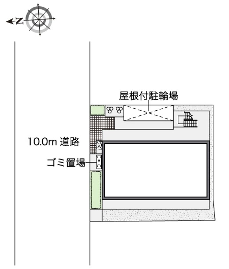 レオパレス昇 配置図