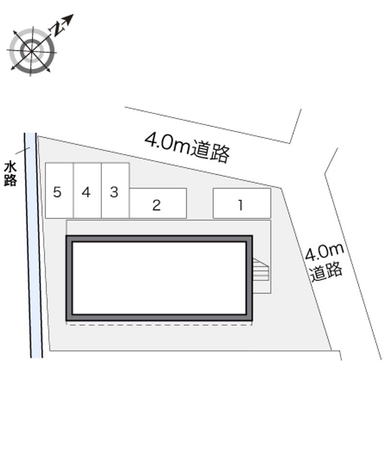 レオパレスガーデニア 配置図