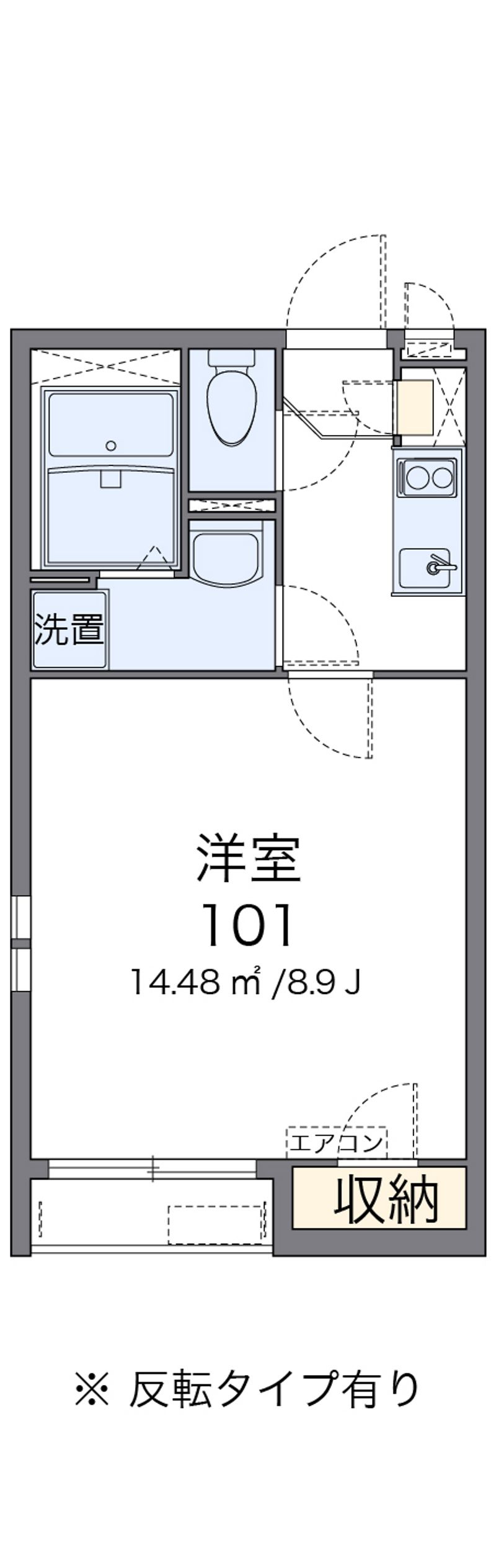 クレイノトレス 間取図