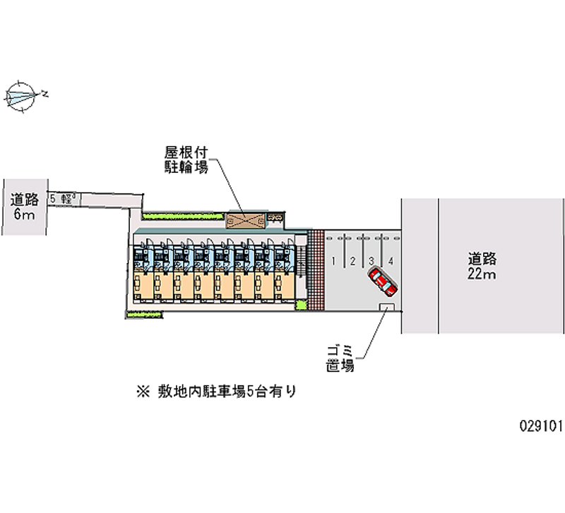 レオパレスＰＥＡＣＥ 月極駐車場