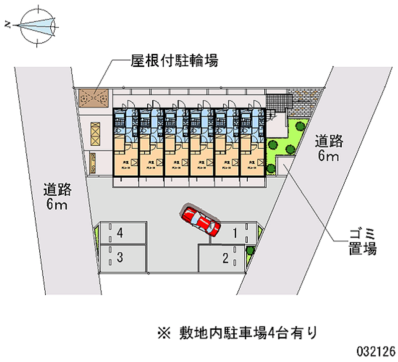 レオパレス蘇我加藤Ⅱ 月極駐車場