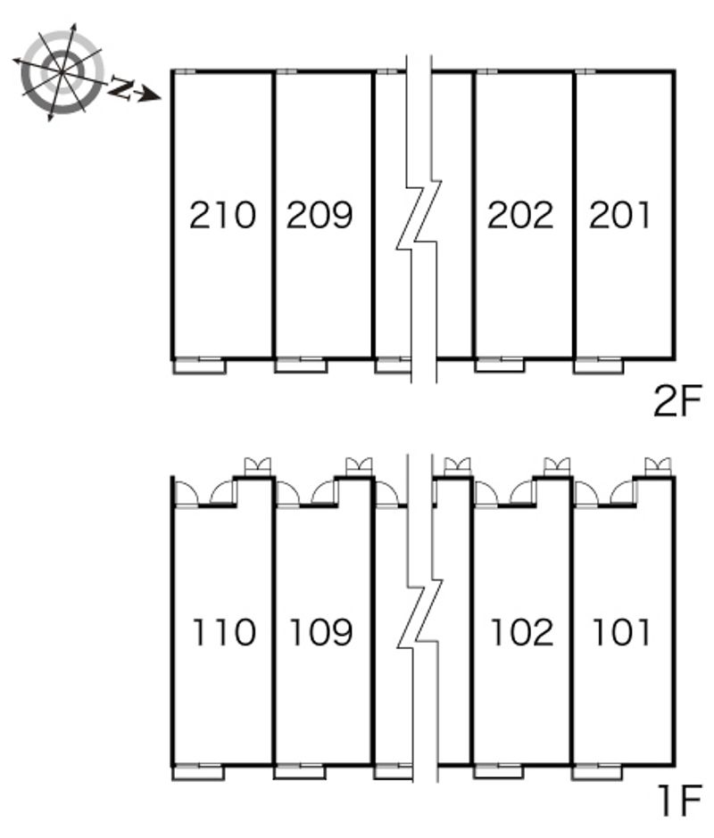 レオパレスマリーアンハイツ 間取配置図