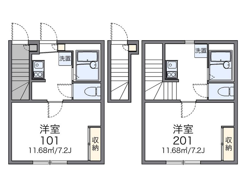 レオネクスト学園前ヒルズ 間取図