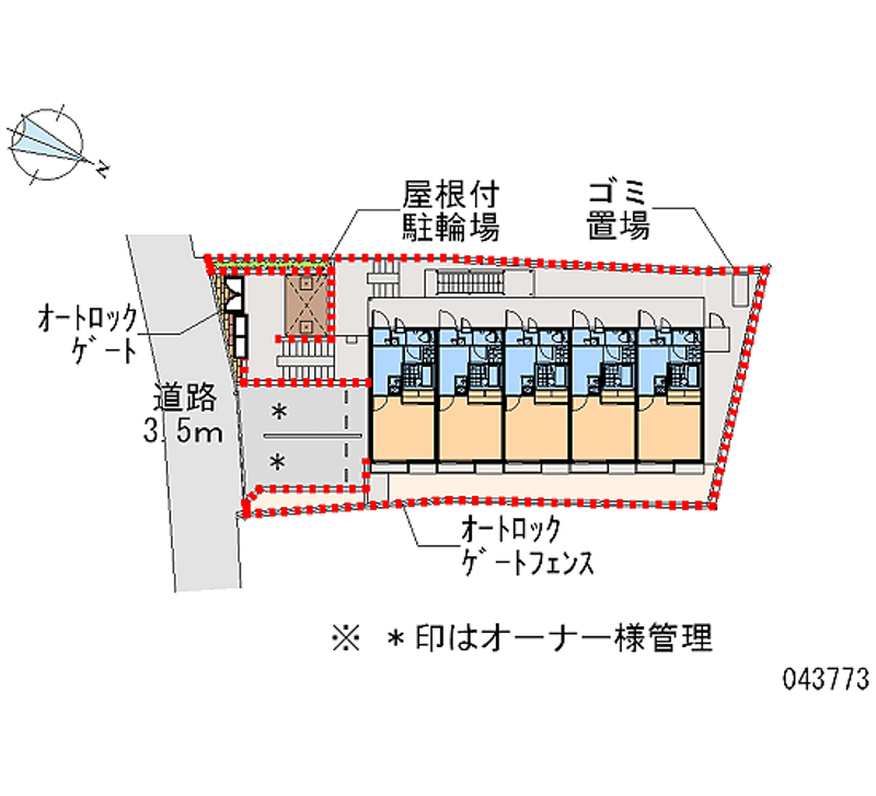 レオパレス六甲ＥＡＳＴ 区画図