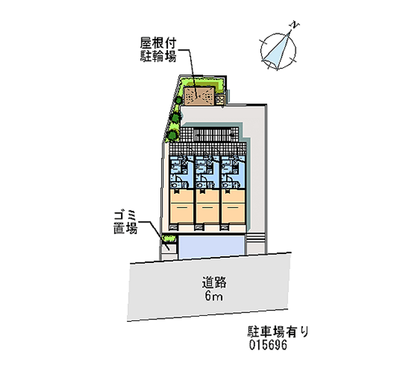 レオパレスサクセスヒルズ 区画図