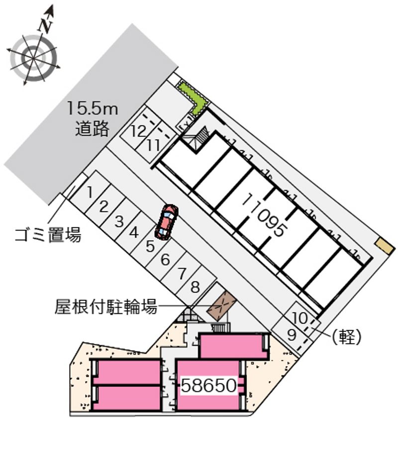 クレイノＩＲＩＥⅡ 配置図