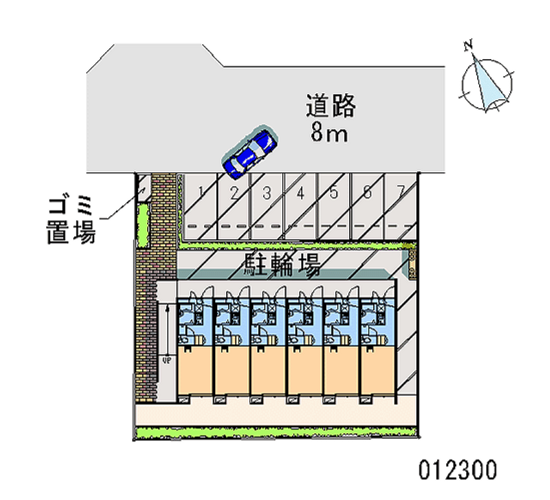 12300 bãi đậu xe hàng tháng