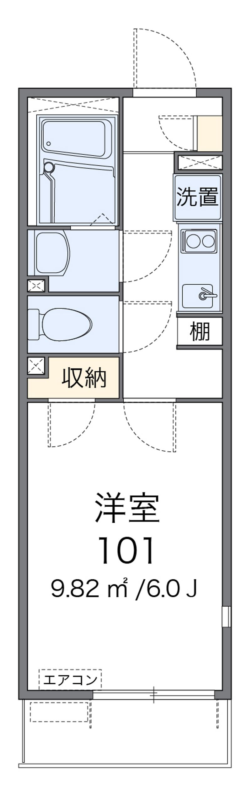 レオネクスト白羽根 間取図