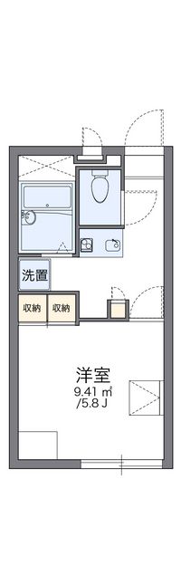 レオパレスしなの路 間取り図