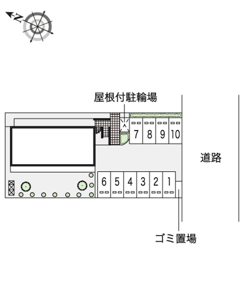 レオパレスレジデンス桑江 駐車場