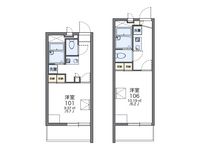 レオパレスアドバンテージ 間取り図