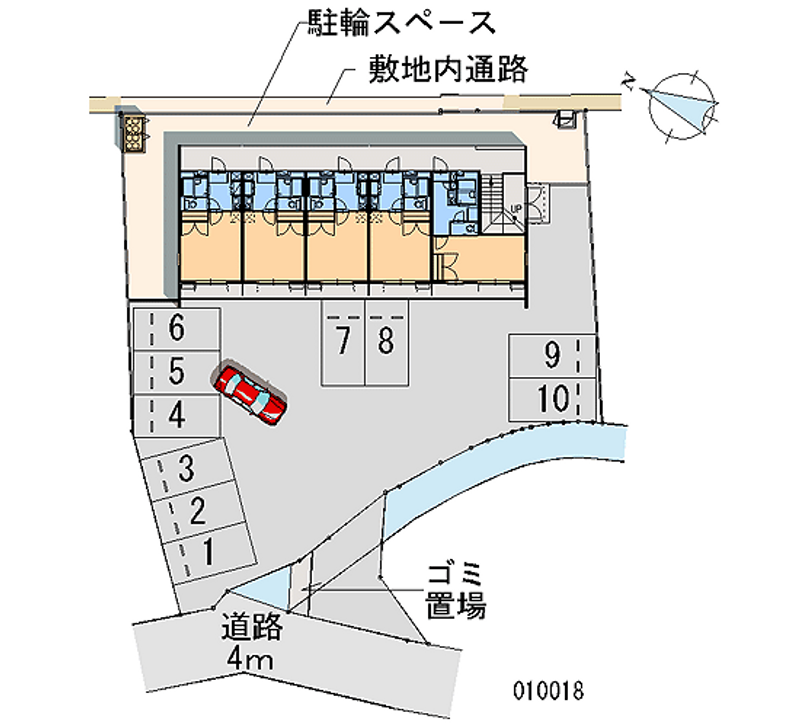 レオパレスアトリオ 月極駐車場