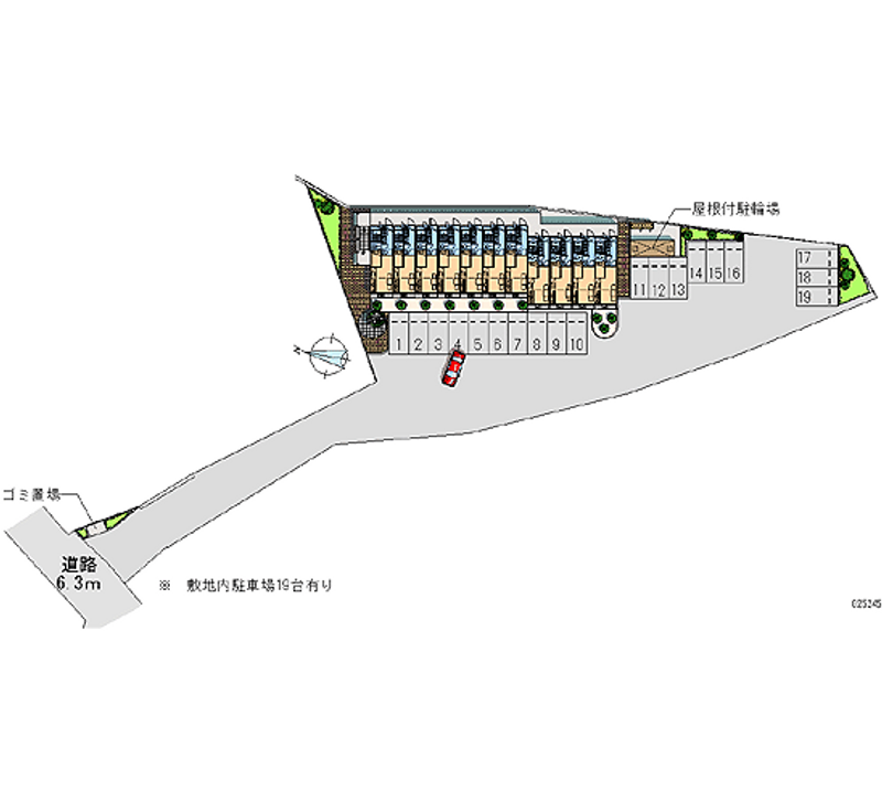 レオパレス浦田 月極駐車場