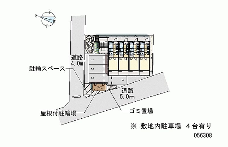 クレイノラルーチェ　美野島 区画図