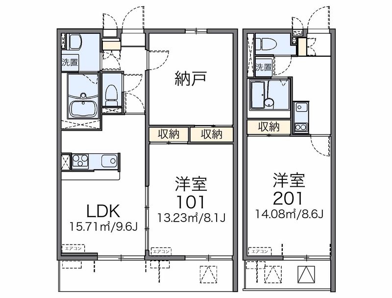 レオネクスト和光 間取図
