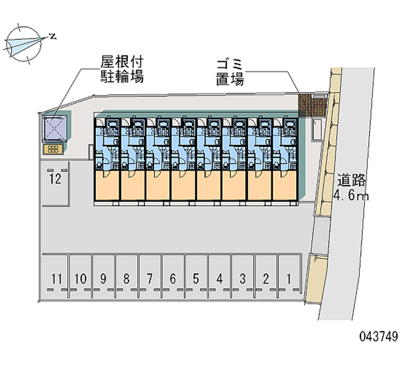 レオネクストシグナレス花巻 月極駐車場