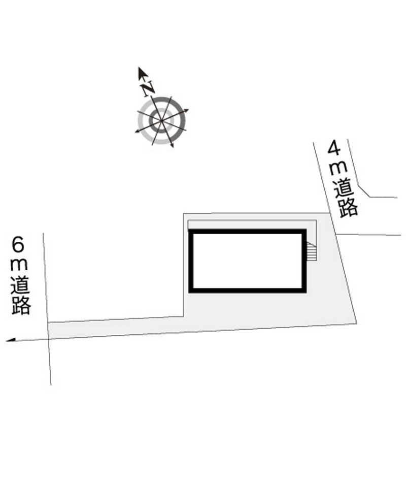 レオパレストダワンルームハイツ 配置図