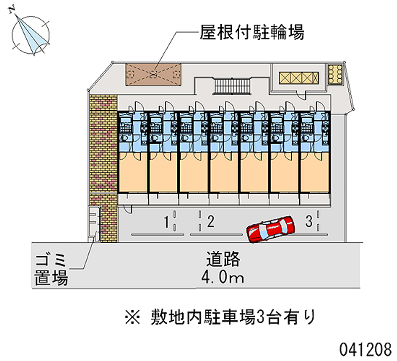 レオパレスＮＯＤＡⅡ 月極駐車場