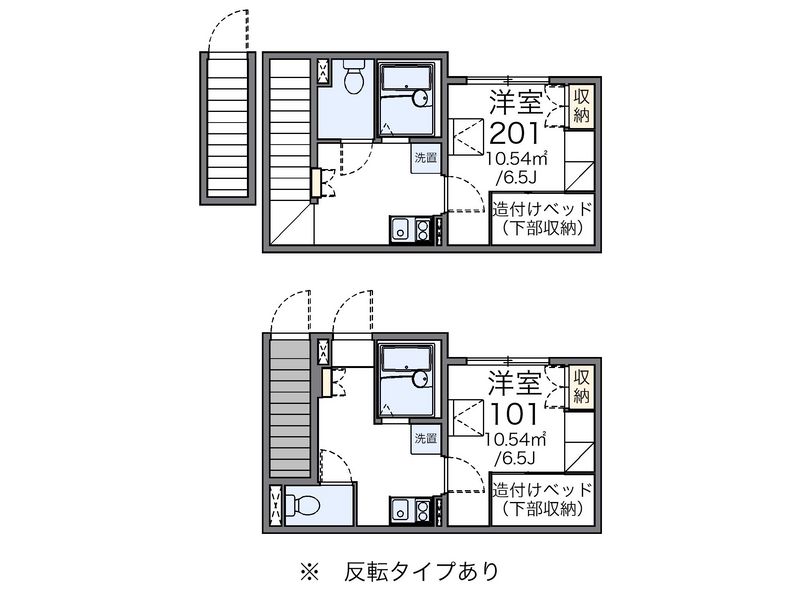 レオパレスベルハイツ 間取図
