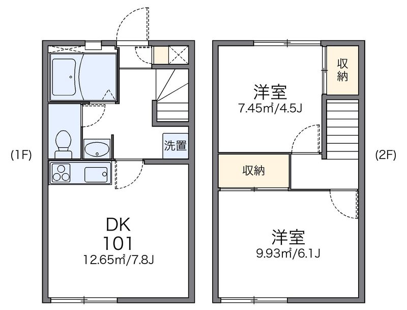 レオパレスカサブランカ 間取図