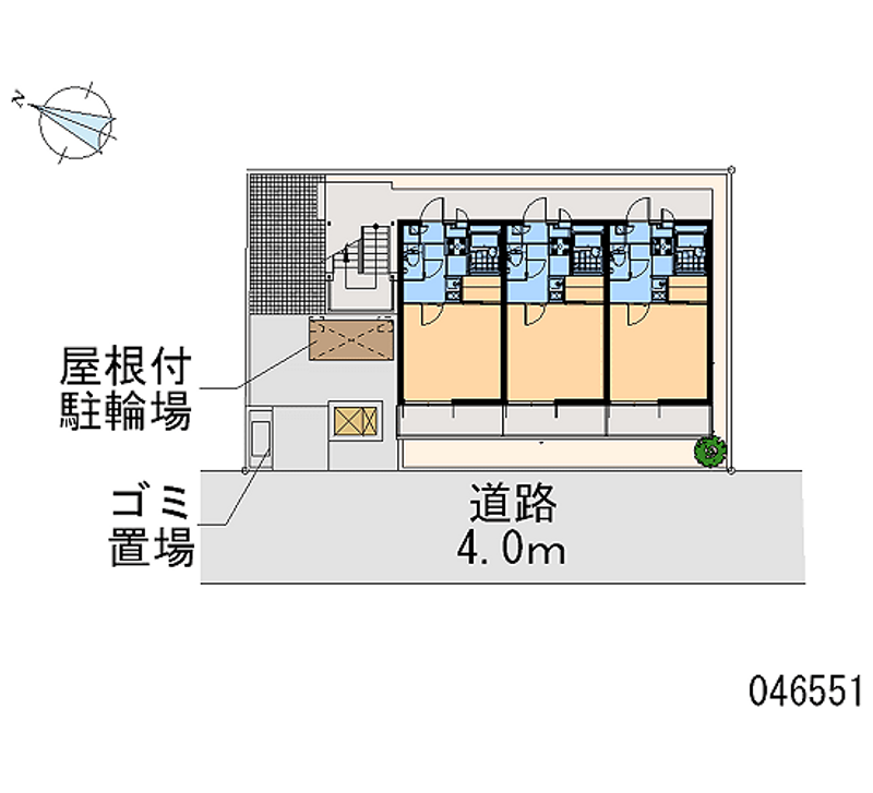 レオパレスＳＨＯ　３ 区画図
