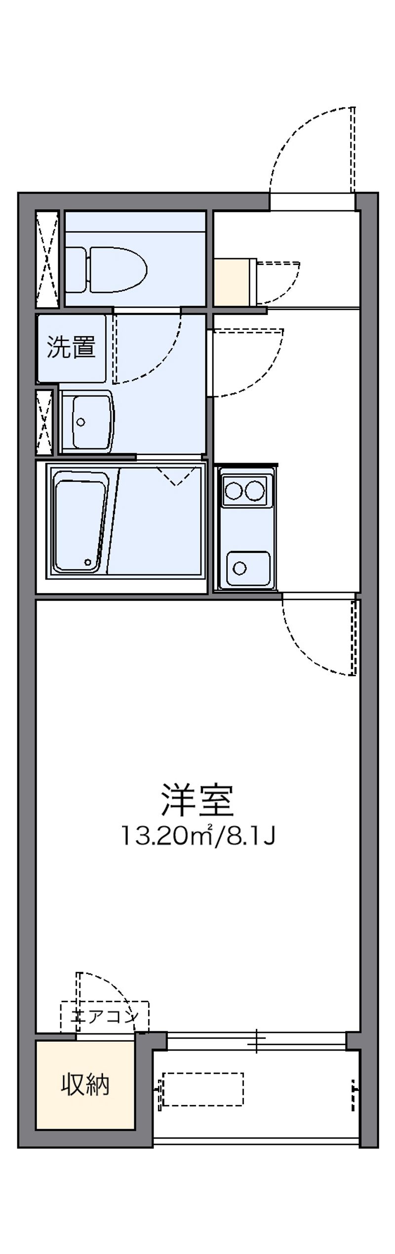 レオネクストａＳａⅡ 間取図