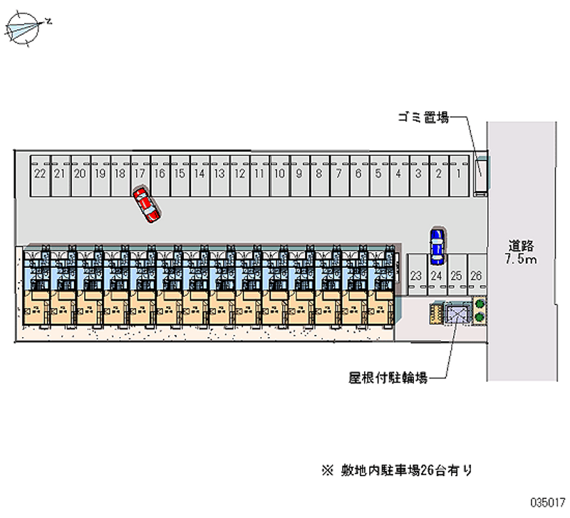 35017 Monthly parking lot