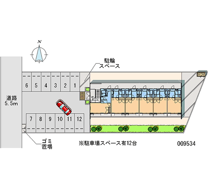 09534 Monthly parking lot