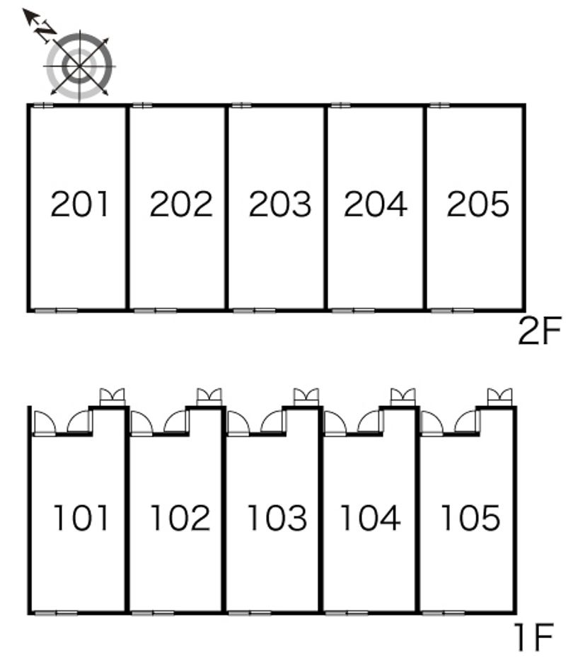 レオパレスエンジェル 間取配置図