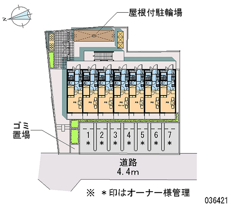 レオパレス勝利 区画図
